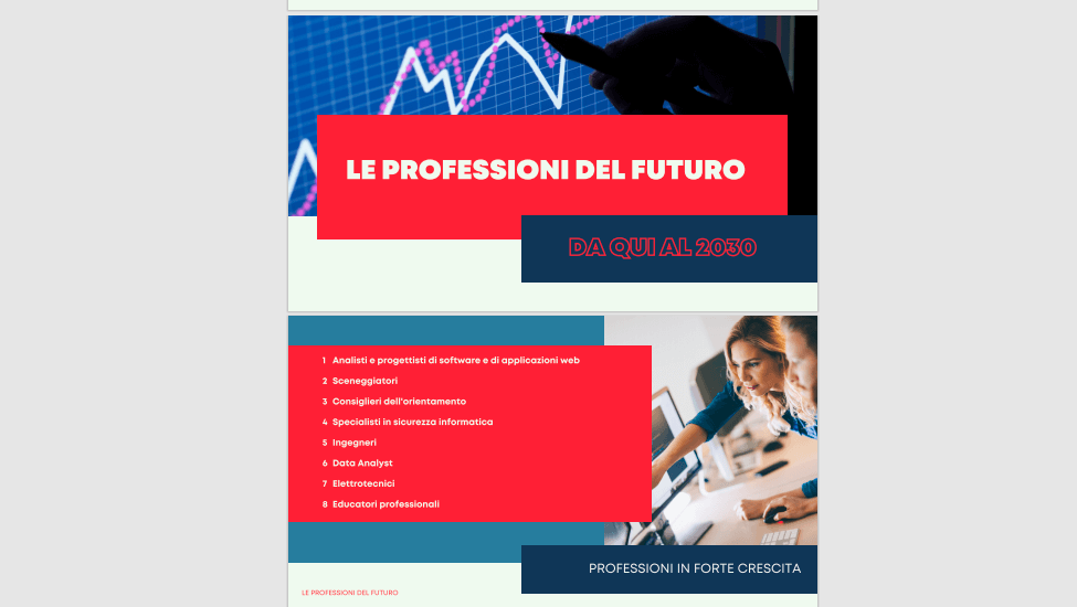 Le professioni del futuro
