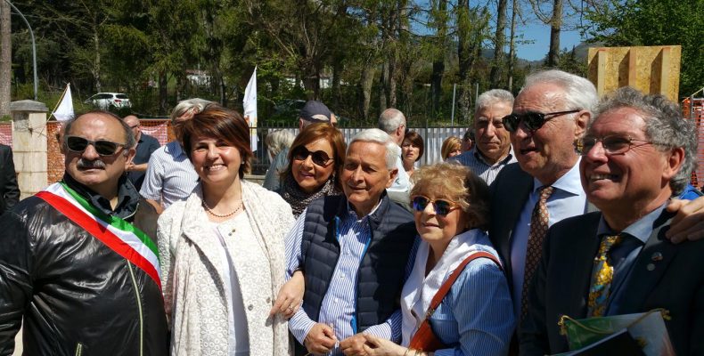 Progetto Fenice 22 aprile 2018 posa prima pietra PalaRotary